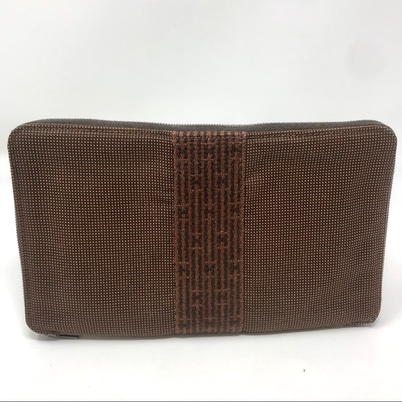 COPY - Hermès Herline Large GM Unisex Brown Travel Wallet - Picture 2 of 8